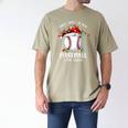 Most Likely To Play Baseball With Santa Christmas Xmas Men's Comfort Colors T-Shirt Khaki Most Likely To Play Baseball With Santa Christmas Xmas Men's Comfort Colors T-Shirt Khaki