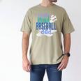 Loud Proud Baseball Dad Men's Comfort Colors T-Shirt Khaki