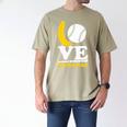 Love Bananas Banana Baseball Men's Comfort Colors T-Shirt Khaki Love Bananas Banana Baseball Men's Comfort Colors T-Shirt Khaki