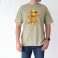 Melting Baseball Mascot Slugger Bat Cap Cartoon Men's Comfort Colors T-Shirt Khaki Melting Baseball Mascot Slugger Bat Cap Cartoon Men's Comfort Colors T-Shirt Khaki