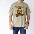 Missoula Mudweasels Retro Minor League Baseball Men's Comfort Colors T-Shirt Khaki