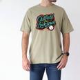 Outfield On Lockdown Baseball Defense Sports Men's Comfort Colors T-Shirt Khaki