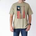 Patriotic USA Flag American Baseball Dad 4th Of July Premium Men's Comfort Colors T-Shirt Khaki Patriotic USA Flag American Baseball Dad 4th Of July Premium Men's Comfort Colors T-Shirt Khaki