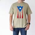 Puerto Rican Baseball Bats Puerto Rico Flag Pride BéIsbol Men's Comfort Colors T-Shirt Khaki