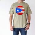 Puerto Rico Baseball Flag Boricua Beisbol Fan Gear Men's Comfort Colors T-Shirt Khaki Puerto Rico Baseball Flag Boricua Beisbol Fan Gear Men's Comfort Colors T-Shirt Khaki