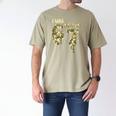 Retro I Was 6 Now I'm 7 Camo 67 Ice Cream Drip Baseball Men's Comfort Colors T-Shirt Khaki