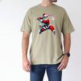 Santa Baseball Six Seven 6 7 Meme Christmas Men Boys Player Men's Comfort Colors T-Shirt Khaki Santa Baseball Six Seven 6 7 Meme Christmas Men Boys Player Men's Comfort Colors T-Shirt Khaki