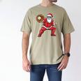 Santa Playing Baseball Baseball Lover Baseballer Xmas Men's Comfort Colors T-Shirt Khaki Santa Playing Baseball Baseball Lover Baseballer Xmas Men's Comfort Colors T-Shirt Khaki