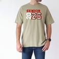 Senior Night Class Of 2026 Baseball Seniors Matching Team Men's Comfort Colors T-Shirt Khaki