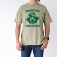 Shamrock Baseball Dad St Patricks Irish Ireland St Paddys Men's Comfort Colors T-Shirt Khaki Shamrock Baseball Dad St Patricks Irish Ireland St Paddys Men's Comfort Colors T-Shirt Khaki