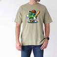 Shamrock Baseball St Patrick's Day Kids Boys Toddlers Premium Tri-Blend Men's Comfort Colors T-Shirt Khaki