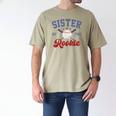 Sister Of Rookie 1st Birthday Baseball Boy Family Matching Men's Comfort Colors T-Shirt Khaki Sister Of Rookie 1st Birthday Baseball Boy Family Matching Men's Comfort Colors T-Shirt Khaki