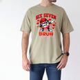 Six Seven Bruh Baseball Cool Valentine’s Day Teens Boys Men's Comfort Colors T-Shirt Khaki Six Seven Bruh Baseball Cool Valentine’s Day Teens Boys Men's Comfort Colors T-Shirt Khaki