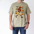 Skeleton Halloween Baseball Boys Men Kids Toddler Men's Comfort Colors T-Shirt Khaki
