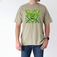 St Patricks Day Baseball Ice Cream Shamrock Baseball Player Men's Comfort Colors T-Shirt Khaki St Patricks Day Baseball Ice Cream Shamrock Baseball Player Men's Comfort Colors T-Shirt Khaki