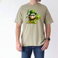 St Patrick’s Day Baseball Shamrock Player Men's Comfort Colors T-Shirt Khaki St Patrick’s Day Baseball Shamrock Player Men's Comfort Colors T-Shirt Khaki