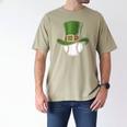 St Patricks Day Shamrock Baseball Saint Paddy's Kids Boys Men's Comfort Colors T-Shirt Khaki
