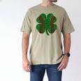 St Patricks Day Shamrock Baseball Saint Paddy's Men's Comfort Colors T-Shirt Khaki