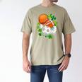 St Patricks Day Shamrock Basketball Baseball Football Soccer Men's Comfort Colors T-Shirt Khaki St Patricks Day Shamrock Basketball Baseball Football Soccer Men's Comfort Colors T-Shirt Khaki