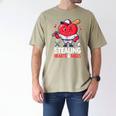 Stealing Hearts And Bases Baseball Player Valentine's Day Men's Comfort Colors T-Shirt Khaki Stealing Hearts And Bases Baseball Player Valentine's Day Men's Comfort Colors T-Shirt Khaki