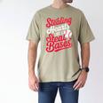 Stealing Hearts Like I Steal Bases Cute Baseball Boys Men's Comfort Colors T-Shirt Khaki Stealing Hearts Like I Steal Bases Cute Baseball Boys Men's Comfort Colors T-Shirt Khaki