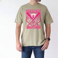 Strike Out Breast Cancer Baseball Ice Cream Drip Men's Comfort Colors T-Shirt Khaki Strike Out Breast Cancer Baseball Ice Cream Drip Men's Comfort Colors T-Shirt Khaki