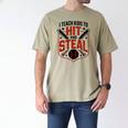 I Teach Kids To Hit And Steal Baseball Softball Coach Premium Tri-Blend Men's Comfort Colors T-Shirt Khaki I Teach Kids To Hit And Steal Baseball Softball Coach Premium Tri-Blend Men's Comfort Colors T-Shirt Khaki