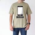 Texted First Bruh Seen Message Valentine's Day Humor Raglan Baseball Tee Men's Comfort Colors T-Shirt Khaki Texted First Bruh Seen Message Valentine's Day Humor Raglan Baseball Tee Men's Comfort Colors T-Shirt Khaki