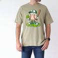 Toddler Baseball Drip Ice Cream Boys Kids St Patricks Day Men's Comfort Colors T-Shirt Khaki