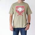 Valentines Baseball Boys Ice Cream Drip Heart Youth Kids Men's Comfort Colors T-Shirt Khaki Valentines Baseball Boys Ice Cream Drip Heart Youth Kids Men's Comfort Colors T-Shirt Khaki