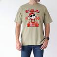 Valentines Day Baseball Six Seven 67 Meme Heart Baseball Dab Men's Comfort Colors T-Shirt Khaki