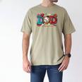 Women's Baseball Dad Father's Day Softball Baseball Player Coach Men Men's Comfort Colors T-Shirt Khaki Women's Baseball Dad Father's Day Softball Baseball Player Coach Men Men's Comfort Colors T-Shirt Khaki
