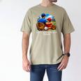 Women's Father Son Baseball Father's Day Men's Comfort Colors T-Shirt Khaki Women's Father Son Baseball Father's Day Men's Comfort Colors T-Shirt Khaki