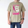 Women's Play Like A Girl Softball Baseball Girls Men's Comfort Colors T-Shirt Khaki