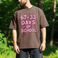 100 Days Of School Baseball Boys Six Seven Drip 100th Day Men's Comfort Colors T-Shirt Espresso
