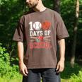 100 Days Of School Baseball Player Teacher Student Men's Comfort Colors T-Shirt Espresso 100 Days Of School Baseball Player Teacher Student Men's Comfort Colors T-Shirt Espresso