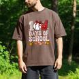 100 Days Of School Cute Bow Baseball Boy Girl Teacher Men's Comfort Colors T-Shirt Espresso