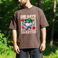 100 Days Smarter Baseball 100 Days Of School Boy Girl Kid Men's Comfort Colors T-Shirt Espresso 100 Days Smarter Baseball 100 Days Of School Boy Girl Kid Men's Comfort Colors T-Shirt Espresso