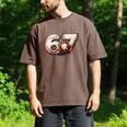 6 7 Six Seven American Baseball Graphic Men's Comfort Colors T-Shirt Espresso 6 7 Six Seven American Baseball Graphic Men's Comfort Colors T-Shirt Espresso