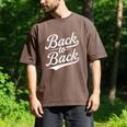 Back To Back For Boys Girls Men Women Baseball Men's Comfort Colors T-Shirt Espresso