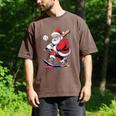 Baseball Christmas Santa Claus Batter Baseball Drip Men's Comfort Colors T-Shirt Espresso Baseball Christmas Santa Claus Batter Baseball Drip Men's Comfort Colors T-Shirt Espresso