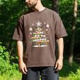 Baseball Christmas Tree Lights Men's Comfort Colors T-Shirt Espresso