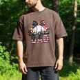 Baseball Dad American Flag Bow Sports Men's Comfort Colors T-Shirt Espresso Baseball Dad American Flag Bow Sports Men's Comfort Colors T-Shirt Espresso