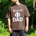 Baseball Dad Happy Fathers Day For Men Boys Men's Comfort Colors T-Shirt Espresso