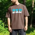 Baseball Dad Ice Cream Drip Happy Fathers Day Premium Men's Comfort Colors T-Shirt Espresso