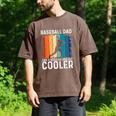 Baseball Dad Baseball Lover Father's Day Men's Comfort Colors T-Shirt Espresso