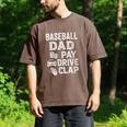 Baseball Dad Pay Drive Clap Dad Duties Fathers Day Men's Comfort Colors T-Shirt Espresso Baseball Dad Pay Drive Clap Dad Duties Fathers Day Men's Comfort Colors T-Shirt Espresso