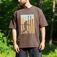 Baseball Drip Boys Dripping Ice Cream Baseball American Flag Men's Comfort Colors T-Shirt Espresso