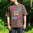 Baseball Drip Bruh It's My 13th Birthday Boy Ice Cream Drip Men's Comfort Colors T-Shirt Espresso