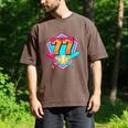 Baseball Drip Jersey Number 77 For Players & 77th Birthday Men's Comfort Colors T-Shirt Espresso Baseball Drip Jersey Number 77 For Players & 77th Birthday Men's Comfort Colors T-Shirt Espresso